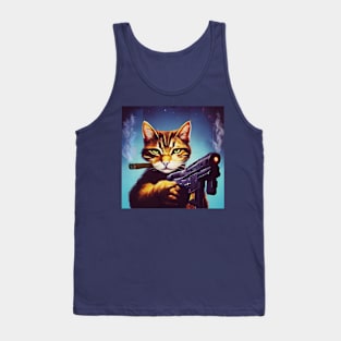 Feline Resistance - Lt. Tabby Tank Top